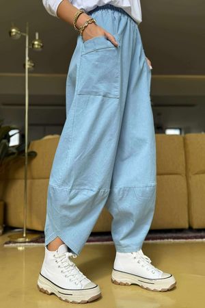 Made In Italy Essential Shelby Stretch Jeans Light Denim `